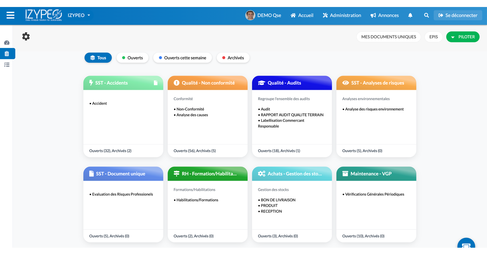 Collecte et consolidation des données RSE dans le logiciel Izypeo